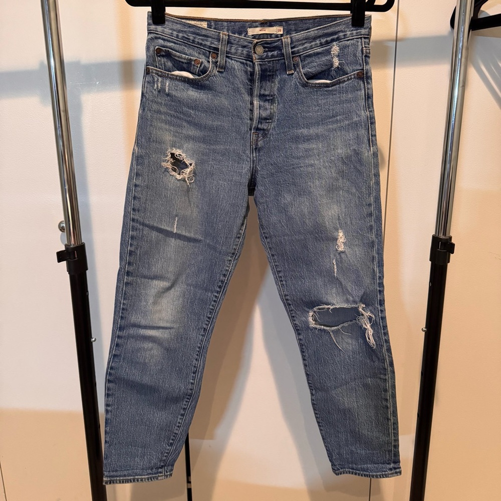 Levi's Wedgie fit Blue Denim Jeans